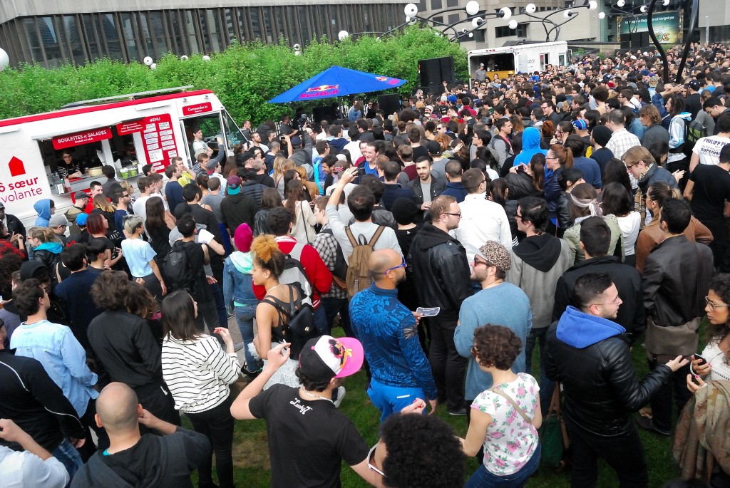 Red Bull Music Academy dotUP with Richie Hawtin at the Esplanade of Place des Arts