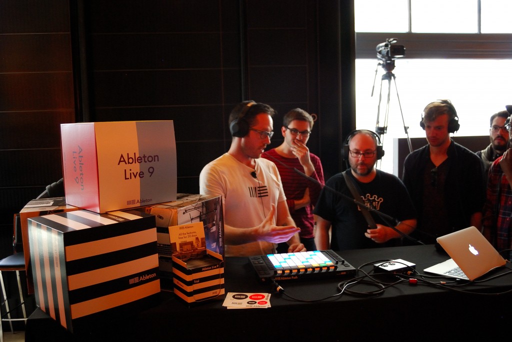 Ableton Live & Push drop-in session following a talk with Richie Hawtin