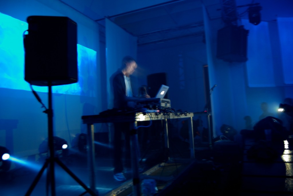 Nocturne 4: Pinch covers huge territory while debuting his live set of dark skittering beats to an almost pitch black room