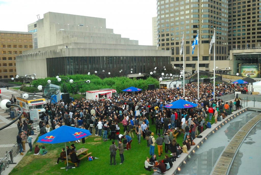 Red Bull Music Academy dotUP with Richie Hawtin at the Esplanade of Place des Arts